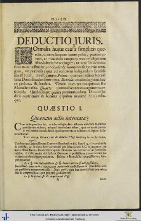 Deductio Juris