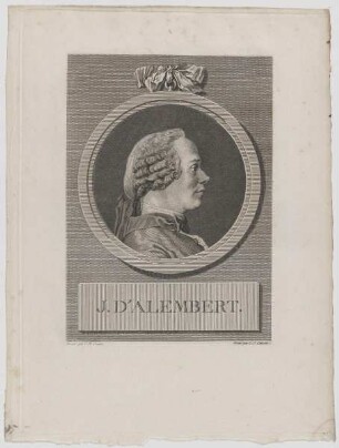 Bildnis des Jean Le Rond d' Alembert