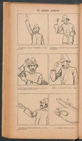 El saludo policial - [Cómic]