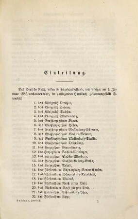 Handbuch der deutschen Reichsgesetze : 1867 - 1883