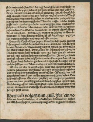 Hernach volgen nun .xiiii. Jar ...