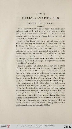 Scholars and Imitators of Peter de Hooge