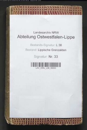 Grenze zwischen den Ämtern Varenholz und Sternberg zur Grafschaft Schaumburg ( hess. Teil)