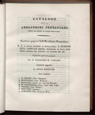 Catalogo degli Accademici Pontaniani