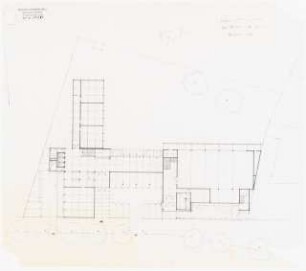 Evangelische Schule, Berlin-Charlottenburg: Grundriss Erdgeschoss ca. 1:200