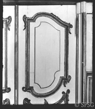 Potsdam, Neues Palais, Tressenzimmer, R.: 163, Nordwand, Tür zu 17, linker Flügel.