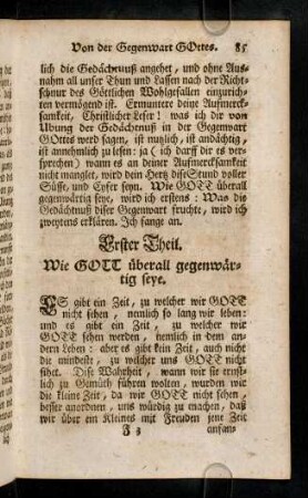 85-91, 1. Wie Gott ueberall gegenwaertig sey