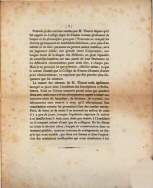 Funérailles de M. Thurot. Discours de M. Hase ... : le mercredi 18 juillet 1832