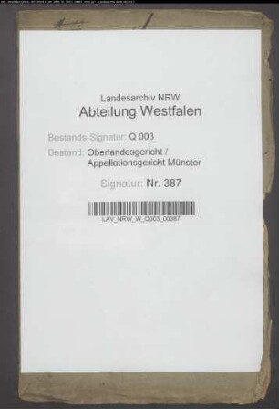 Die münstersche Leibeigentumsordnung. Bd. II: Akten des weltlichen Hofgerichts