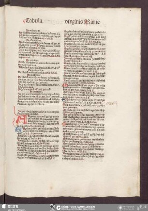 Tabula virginis Marie