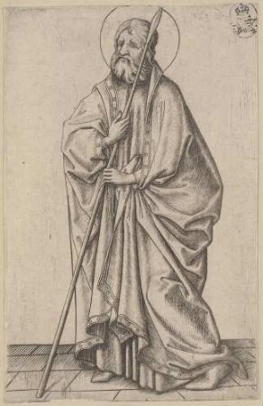Der heilige Matthäus (aus der Folge: Der Heiland und die zwölf Apostel stehend)