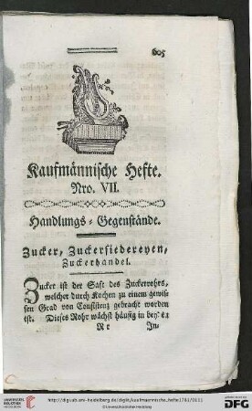 Zucker, Zuckersiedereyen, Zuckerhandel