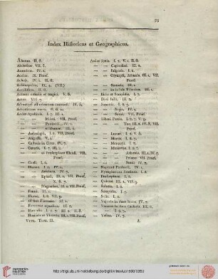 Index Historicus et Geographicus
