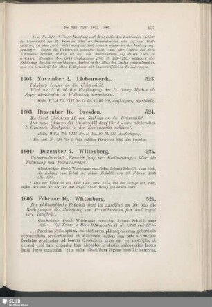524. 1603, Dezember 16. Dresden
