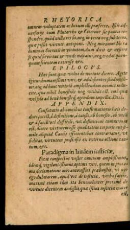Paradigma in laudem iusticiae.