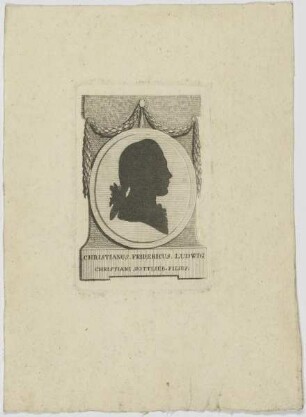 Bildnis des Christianus Fridericus Ludwig