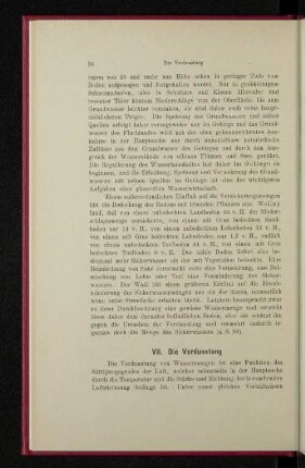 VII. Die Verdunstung