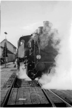 Burladingen, Lok 16, Abschlammen nach dem Wasserfassen