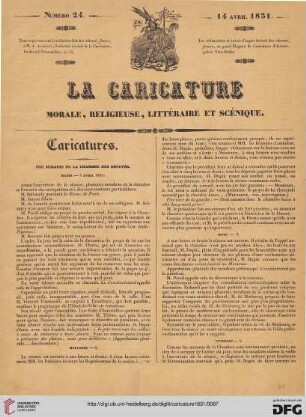 Numéro 24 (14 Avril 1831)