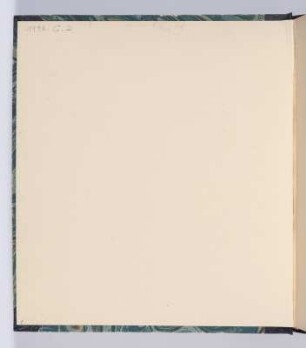 Sammelalbum mit Visitfotos des Bayreuther Festspielhauses und Künstlerpostkarten von Mitwirkenden der Bayreuther Bühnen-Festspiele : Vorderdeckel. Vorsatz. Anpappblatt