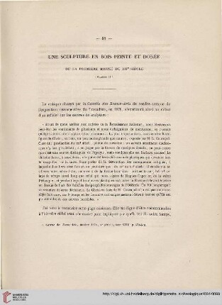 Une sculpture en bois peinte et dorée de la première moitié du XIIe siècle, [1]