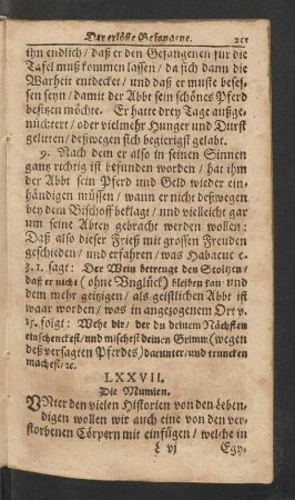 LXXVII. Die Mumien.