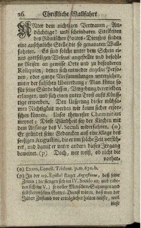 Unter dem nichtigen Vertrauen, Andächtige!