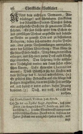 Unter dem nichtigen Vertrauen, Andächtige!