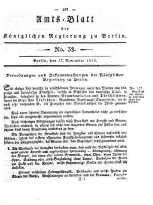 No. 38, 17. November 1819