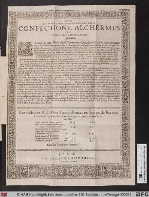 Pro Apparranda, Monspeliensium More Regia Confectione Alchermes Ad Viros Ratisbonenses Gratulatio : [ ... Scripto reliquit Ienae Calendis Iulii Anno 1620. Vester Joan-Stephanus Strobelbergerus ...]