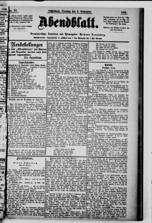 Abendblatt