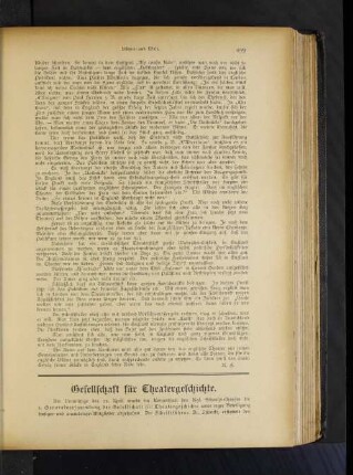 Gesellschaft für Theatergeschichte