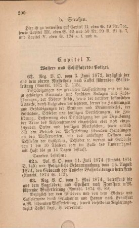Capitel X. Wasser- und Schifffahrts-Polizei.