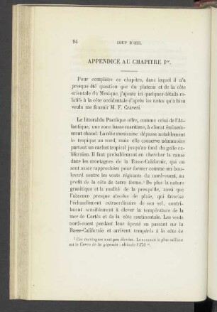 Appendice au chapitre 1er.