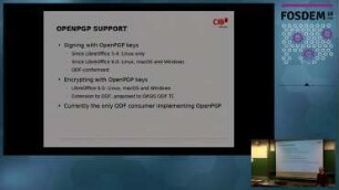 Improvements around document signatures and encryption: Signing and encrypting with OpenPGP, adding signature lines