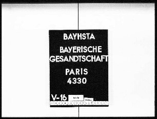 Benkenstein, Marie, von Zweibrücken, in Paris