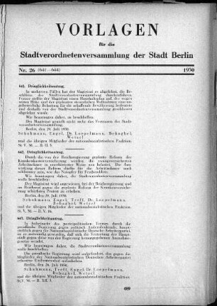 Nr. 26 (641-644), 1930/07/31