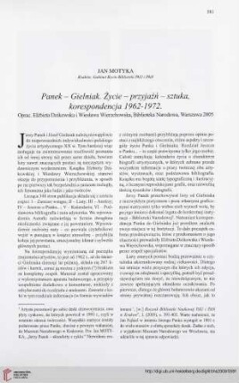 70: [Rezension von: Elżbieta Dzikowska, Wiesława Wierzchowska, Panek - Gielniak]