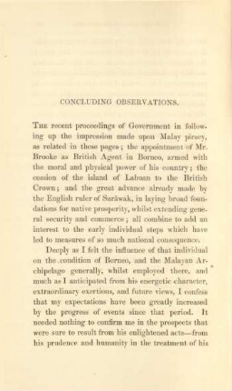 Concluding observations