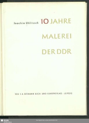10 Jahre Malerei der DDR