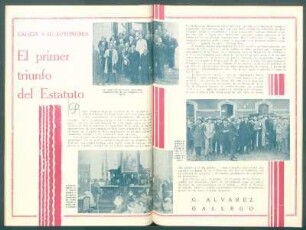 Galicia y su autonomía : El primer triunfo del Estatuto