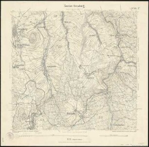 Äquidistantenkarte 139 : Section Annaberg, 1910 : Section Annaberg. - 1:25000. - Leipzig: Giesecke & Devrient, 1910. - 1 Kt.