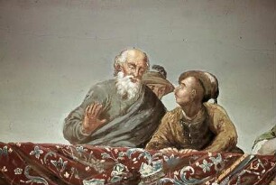 Detail: Drei Männer