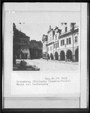 Schömberg : Schömberg. Markt mit Laubengang