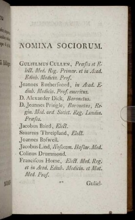 Nomina Sociorum.
