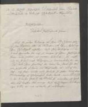 Brief von Johannes Rißler an Johann Jacob Kohlhaas an Regensburgische Botanische Gesellschaft
