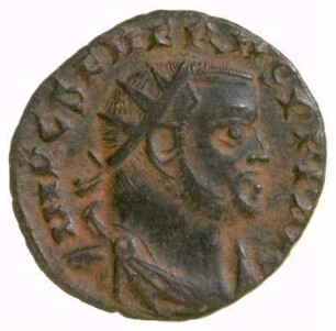 Münze, Follis, 305 - 306