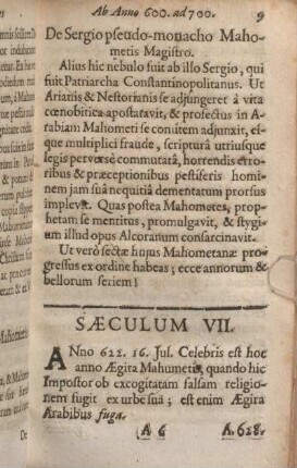 Saeculum VII.