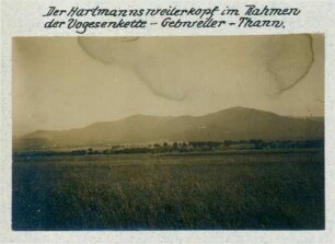 Foto des Hartmannsweilerkopfes in der Vogesenkette zwischen Gebweiler und Thann