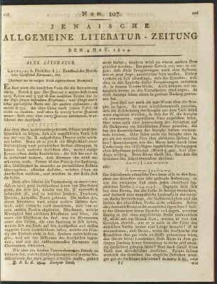 Num. 107. Den 4. May 1804